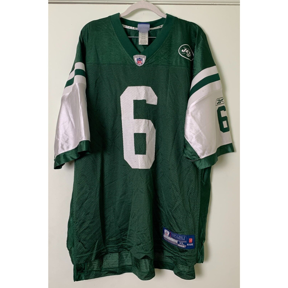 New York Jets Mark Sanchez #6 Green Reebok NFL Men's Jersey Size XL